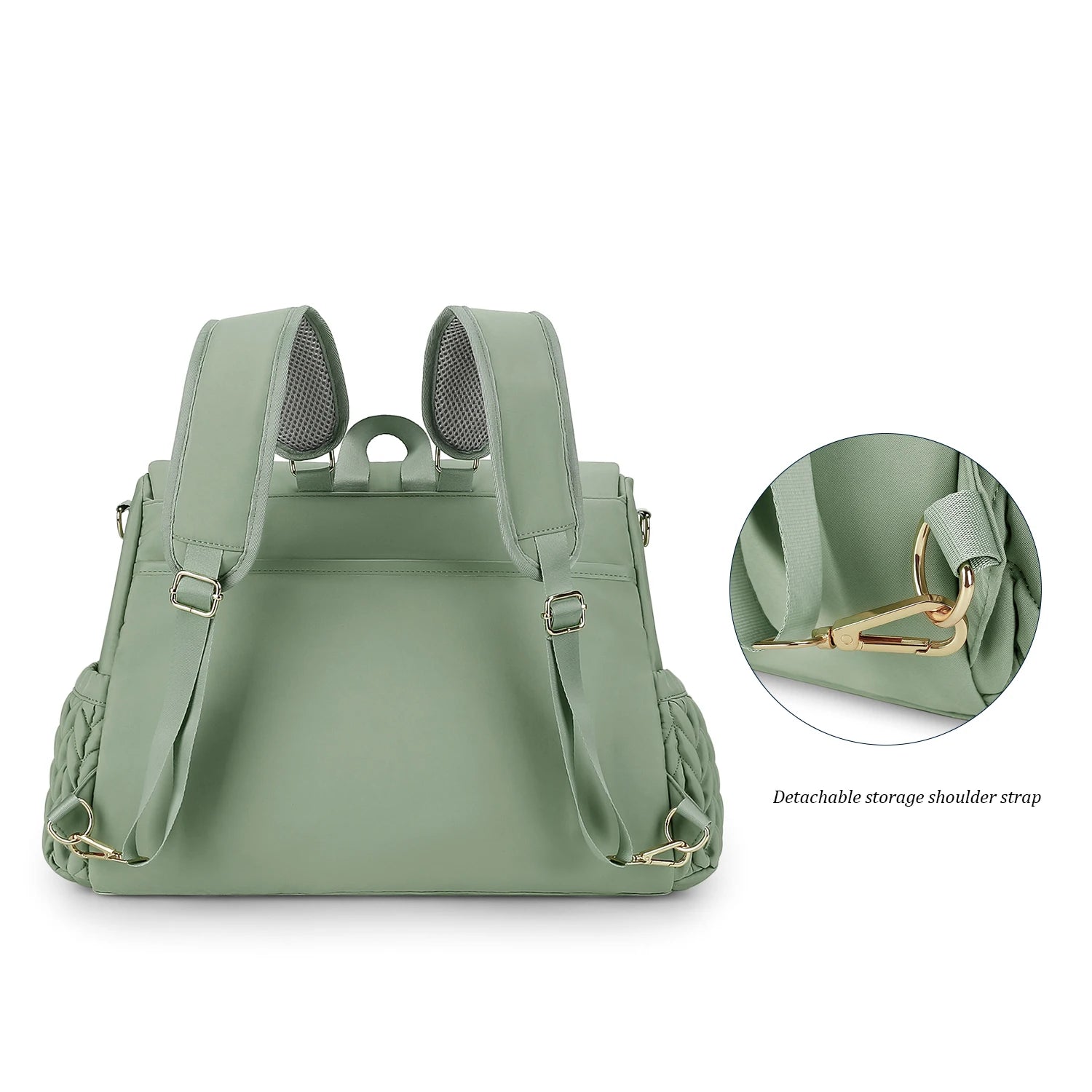 Mommy bag, single shouldermultifunctional. Mommy bag, detachable straps, large capacity