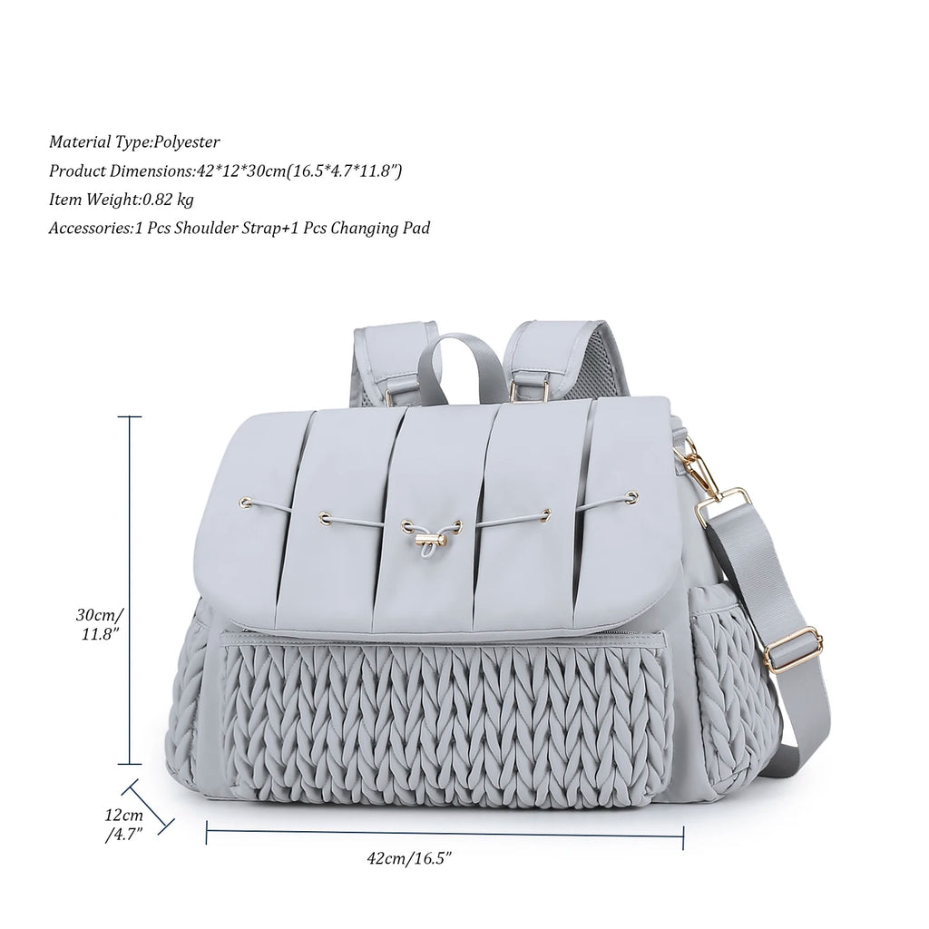 Mommy bag, single shouldermultifunctional. Mommy bag, detachable straps, large capacity