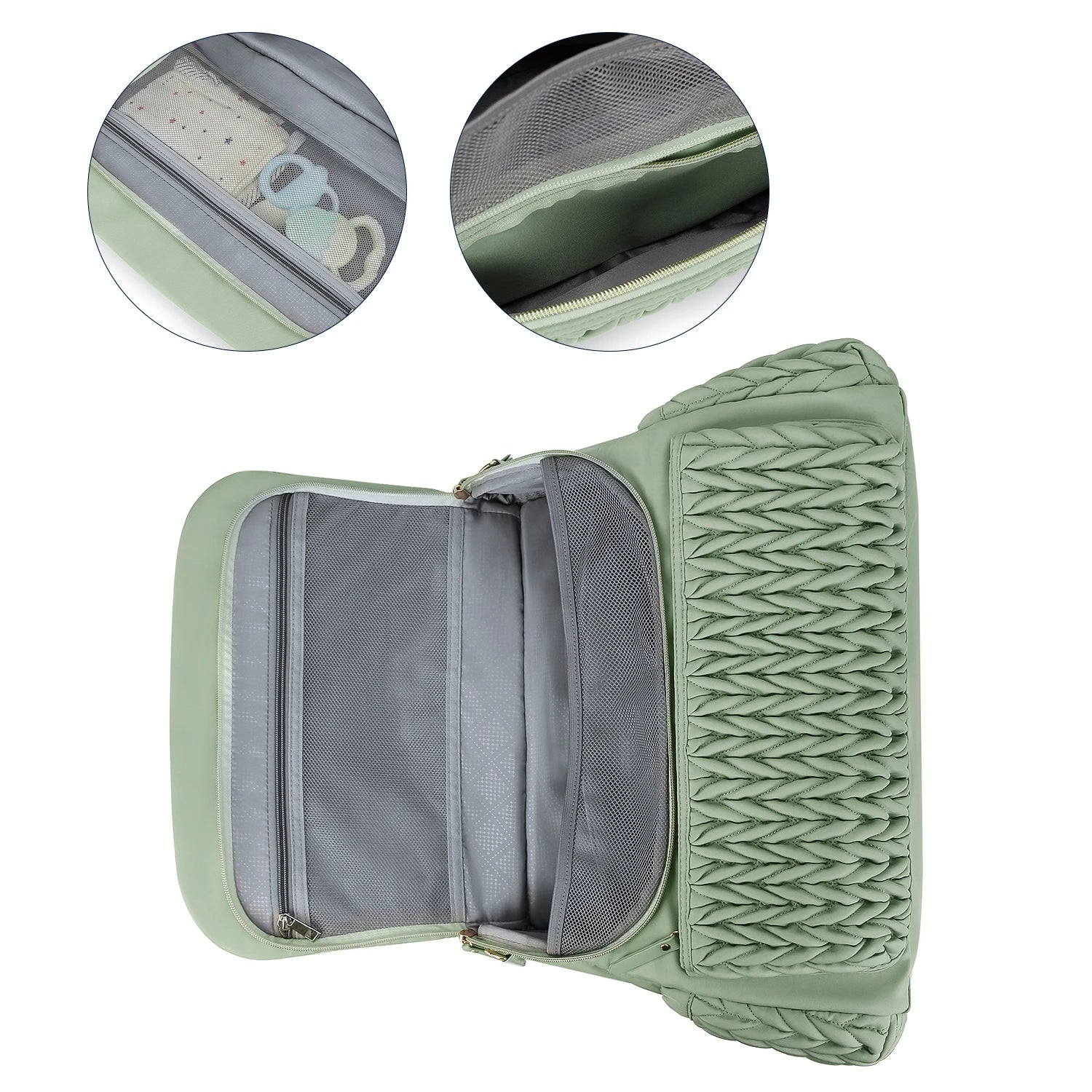 Mommy bag, single shouldermultifunctional. Mommy bag, detachable straps, large capacity