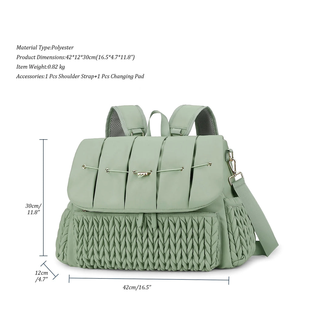 Mommy bag, single shouldermultifunctional. Mommy bag, detachable straps, large capacity
